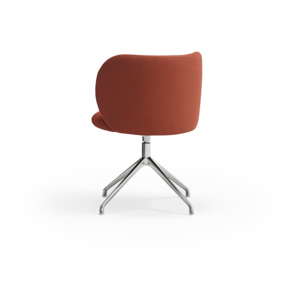 Scaun de sufragerie cărămiziu tapițat Mogi – Teulat-image-4