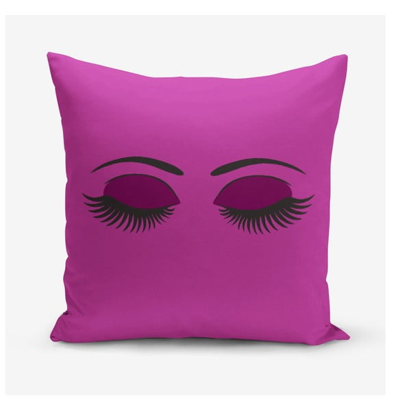 Față de pernă Minimalist Cushion Covers Lash, 45 x 45 cm, roz