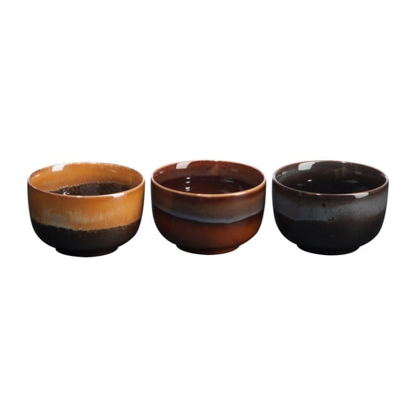 Set 3 boluri din ceramică J-Line Away, diametru 11 cm