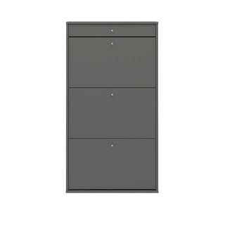Suport de pantofi gri cu uși rabatabile Mistral - Hammel Furniture