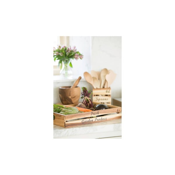 Tocător din lemn de acacia T&G Woodware Baroque, 35 x 20 cm-image-2