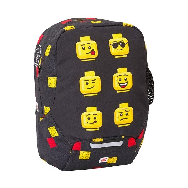 Rucsac pentru copii LEGO® Faces Black, negru