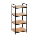 Etajeră de baie neagră/în culoare naturală din metal 42x94,5 cm Loft – Wenko