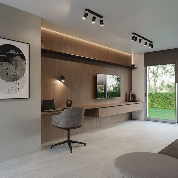 Spot negru din metal ø 6 cm Etna – Sollux-image-3