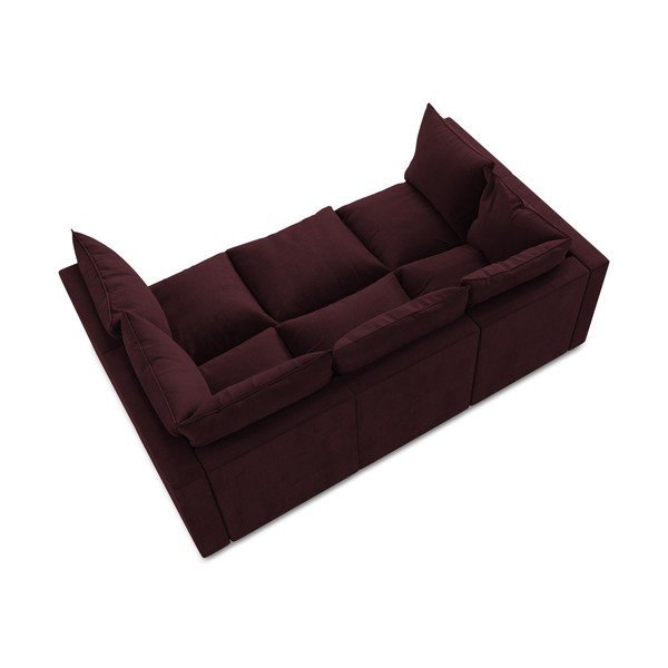 Canapea burgundy 255 cm Manao – Makamii-image-3