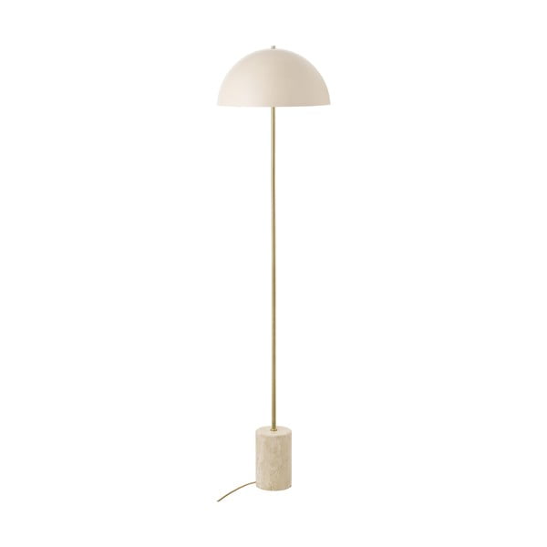 Lampadar bej cu abajur din metal (înălțime 155 cm) Sheffield – House Nordic