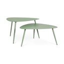 Măsuțe de cafea pentru exterior 2 buc. din oțel 73,5x77,5 cm Yvonne – Bizzotto