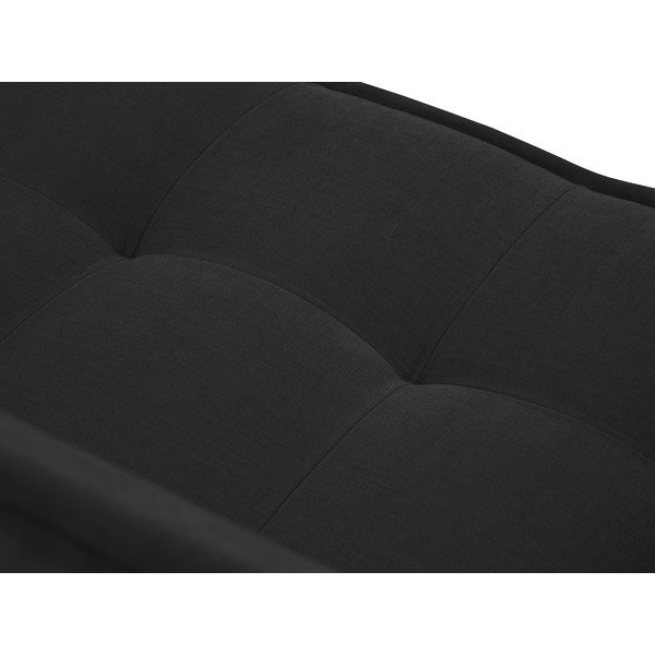 Canapea neagră 240 cm Mike – Micadoni Home-image-4