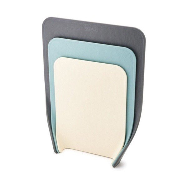 Set 3 tocătoare Joseph Joseph Nest Chop, gri-albastru