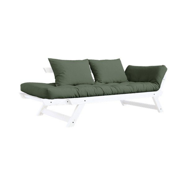 Canapea variabilă KARUP Design Bebop White, verde-image-4