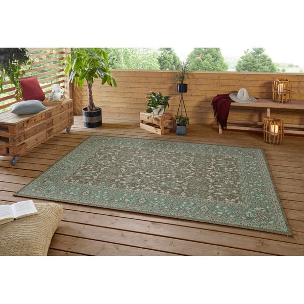 Covor de exterior NORTHRUGS Konya, 200 x 290 cm, verde - maro-image-3