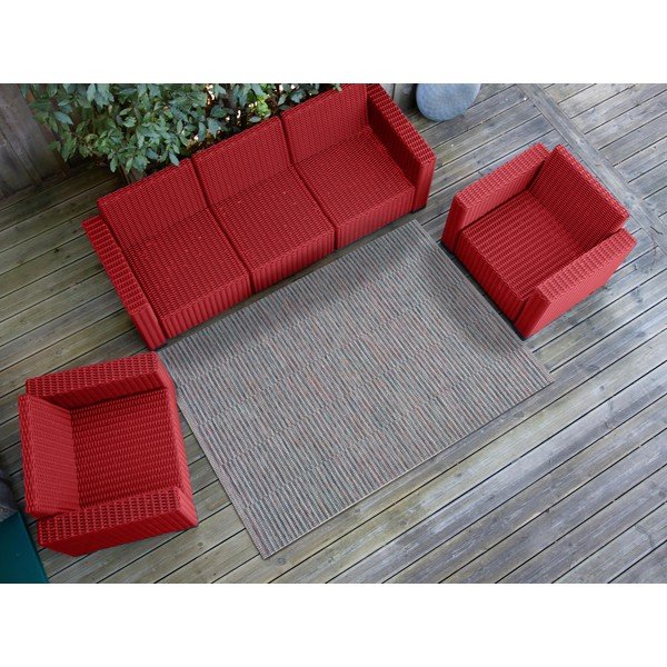 Covor de exterior Universal Bliss, 75 x 150 cm, albastru-image-1