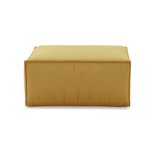 Puf Cosmopolitan Design Miami, 65 x 65 cm, galben muștar-image-2