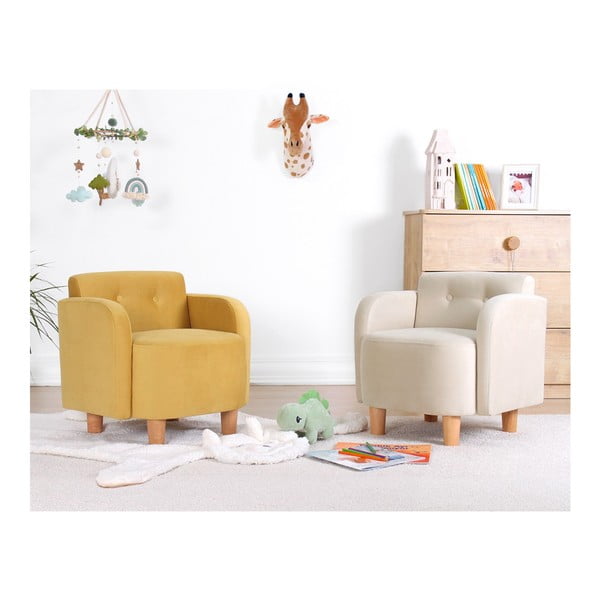 Fotoliu pentru copii galben Volie – Artie-image-4