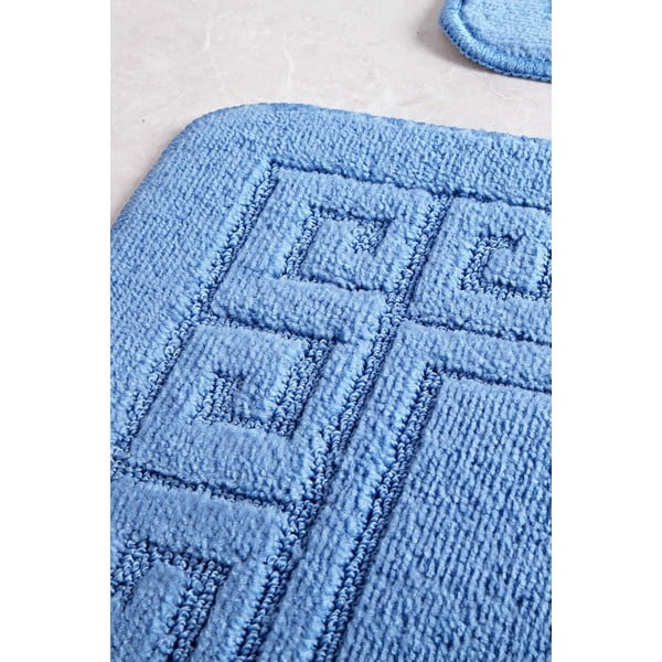 Covoraș de baie albastru 50x70 cm Ethnic – Foutastic-image-2
