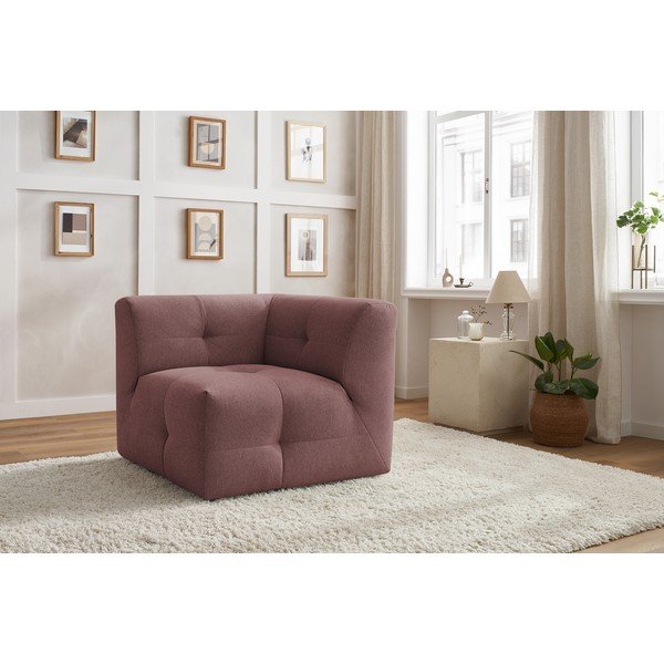 Modul pentru canapea roz închis Kleber - Bobochic Paris-image-4