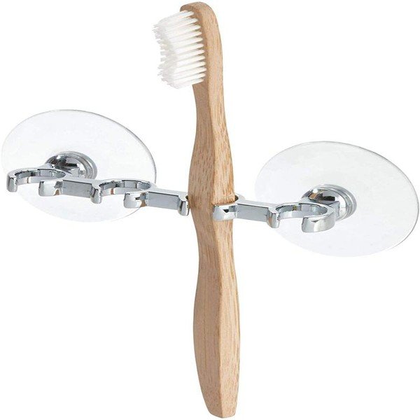 Suport cu ventuză pentru periuțele de dinți iDesign Suction Gia-image-1