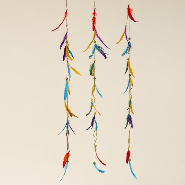 Set 3 decorațiuni suspendate Boltze Feather