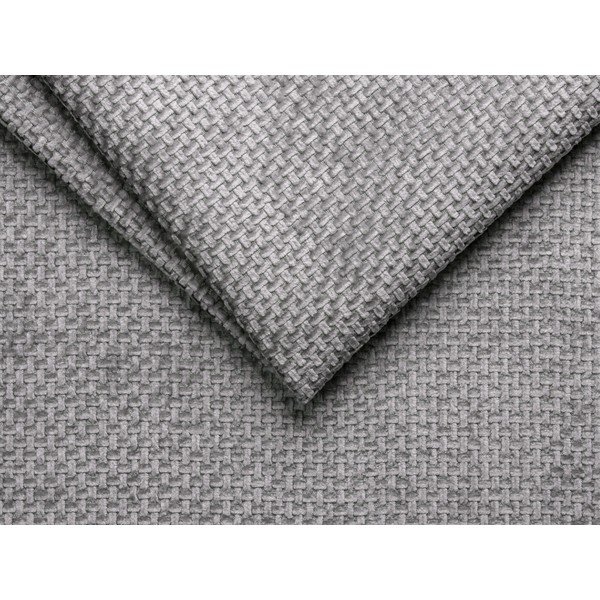 Taburet gri cu tapițerie din chenille Lupine – Micadoni -image-2