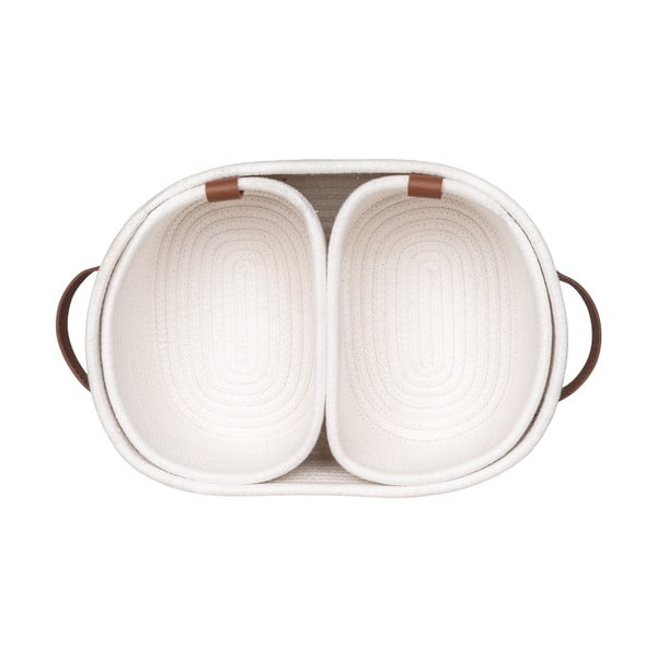 Coșuri de depozitare pentru baie 3 buc. din material textil 35x25x13 cm Jarana – House Nordic-image-4