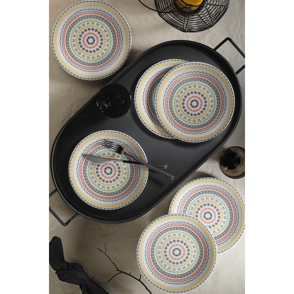 Farfurii 6 buc. pentru desert  din porțelan ø 21 cm – Hermia-image-1