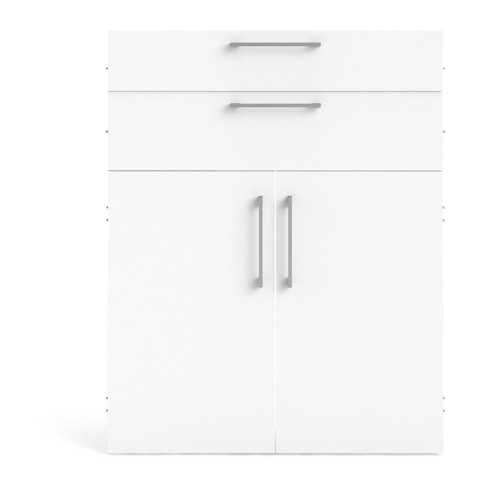 Componentă pentru un sistem modular de rafturi albă 84x105 cm Prima – Tvilum