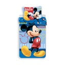 Lenjerie de pat pentru copii din bumbac pentru pat de o persoană 140x200 cm  Mickey "Hello" – Jerry Fabrics