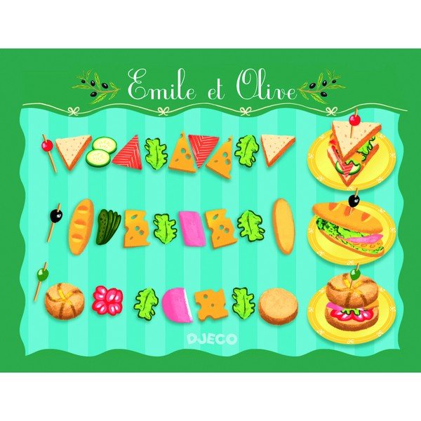 Joc creativ pentru gătit Djeco „Sandwich”-image-1
