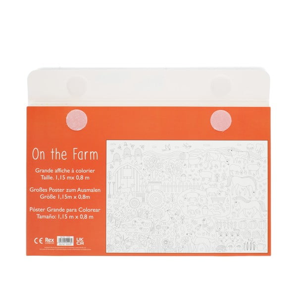 Cărți de colorat On the Farm – Rex London-image-4