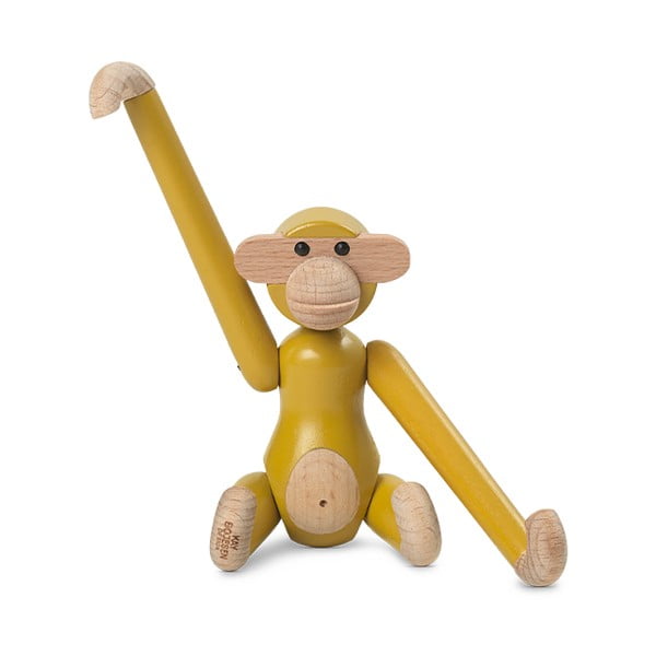 Statuetă din lemn masiv (înălțime 9,5 cm) Monkey Mini – Kay Bojesen Denmark-image-4