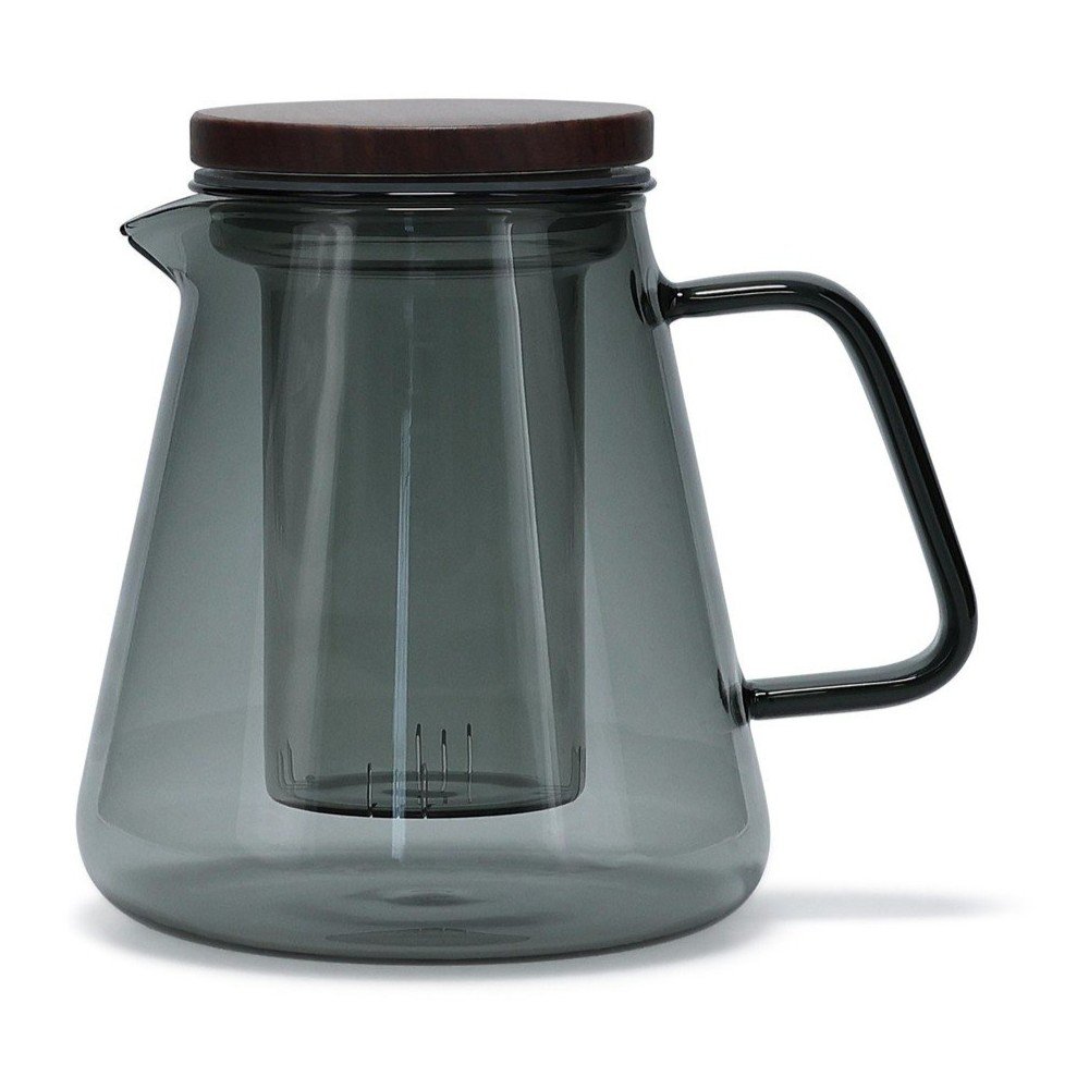 Ceainic gri cu filtru din sticlă 930 ml Luma – S|P Collection