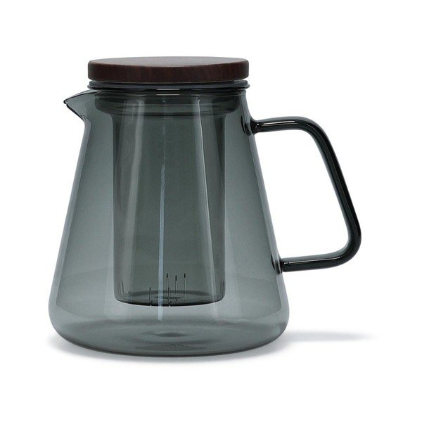 Ceainic gri cu filtru din sticlă 930 ml Luma – S|P Collection