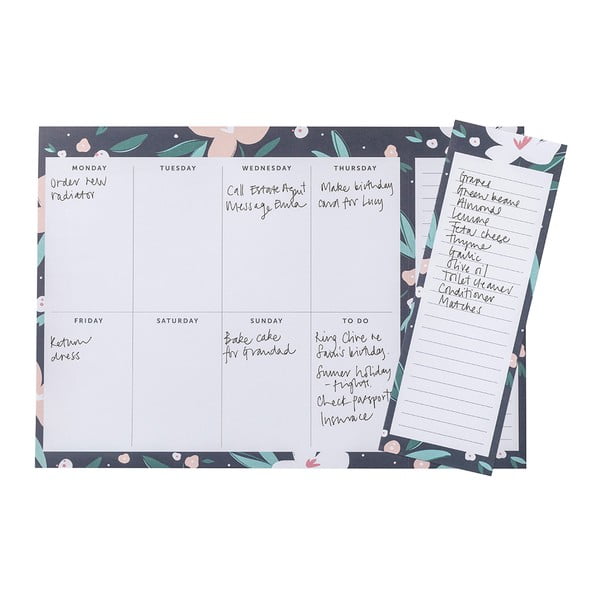 Planificator săptămânal Busy B Navy Blush, 52 pagini-image-3