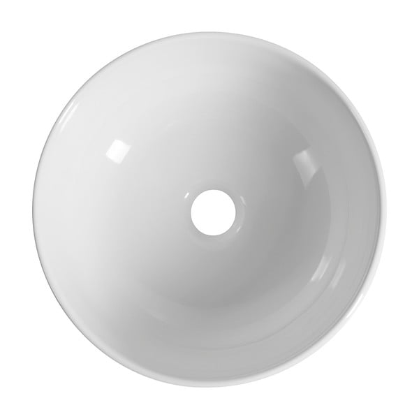 Chiuvetă albă rotundă din ceramică ø 33 cm Emmi – Sapho-image-2
