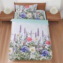 Lenjerie de pat pentru pat de o persoană cu 3 piese 140x200 cm Summer Meadow – My House