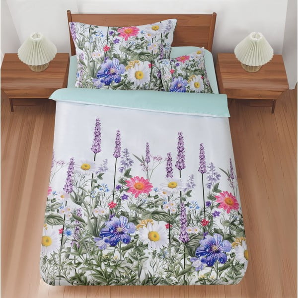 Lenjerie de pat pentru pat de o persoană cu 3 piese 140x200 cm Summer Meadow – My House
