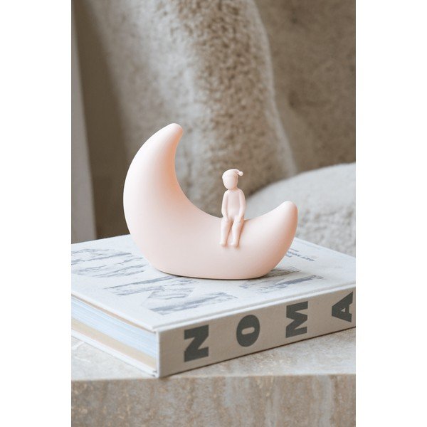 Lampă de veghe pentru copii roz-deschis Moon Shell – Cam Cam Copenhagen-image-4