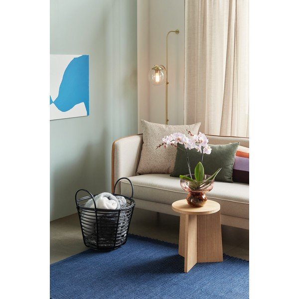 Scaun în culoare naturală cu aspect de lemn de stejar Split – Hübsch-image-1