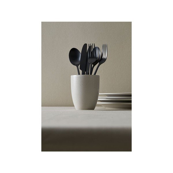 Set tacâmuri din oțel inoxidabil cu 16 piese Bitz Bestik, negru-image-4