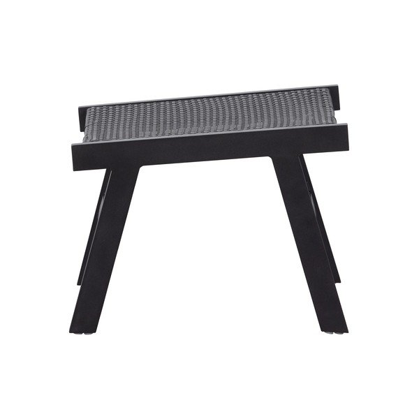 Taburet de grădină pentru fotoliu WOOOD Puk, negru-image-2