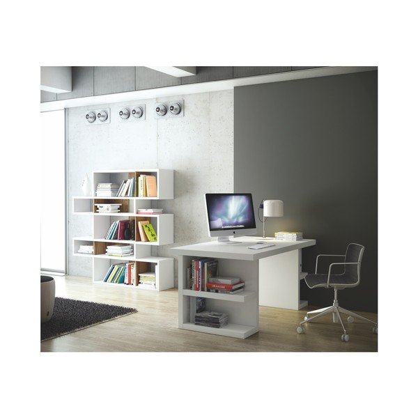 Birou TemaHome Multi, 180 cm, alb-image-3
