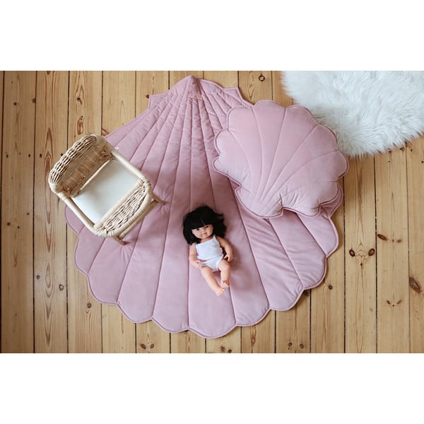 Pătură de joacă pentru copii roz Soft Pink - Moi Mili-image-3