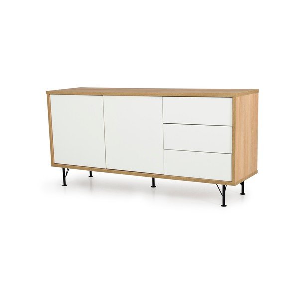 Comodă Tenzo Flow, lungime 164 cm, alb-image-2