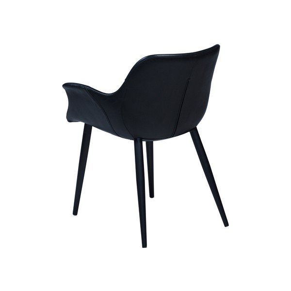 Scaun dining din piele artificială DAN-FORM Denmark Combino, negru-image-1