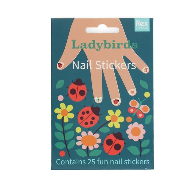 Set creativ Ladybird – Nail stickers – Rex London-image-2