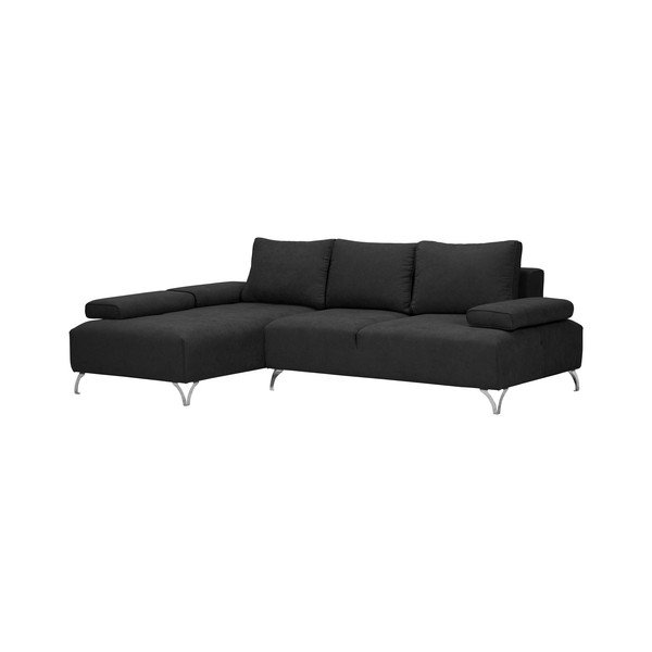 Canapea colţar Windsor & Co Sofas Virgo, partea stângă, gri închis-image-1