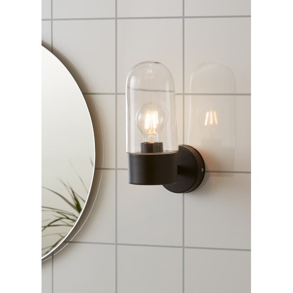 Aplică perete Markslöjd Zen Wall Black Clear, negru-image-1