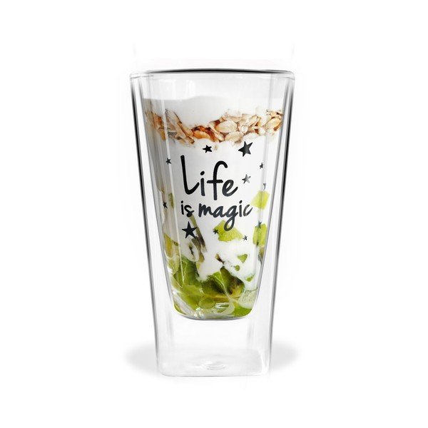 Pahar cu perete dublu Vialli Design Life Is Magic, 300 ml-image-2