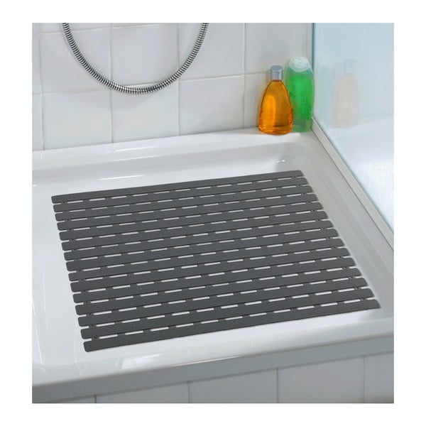Covoraș pentru cabina de duș Wenko Arinos, 54 x 54 cm, gri închis-image-3