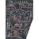 Covor cu 2 fețe Narma Ülejõe, 160 x 230 cm, negru